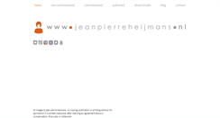 Desktop Screenshot of jeanpierreheijmans.nl