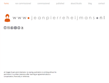 Tablet Screenshot of jeanpierreheijmans.nl